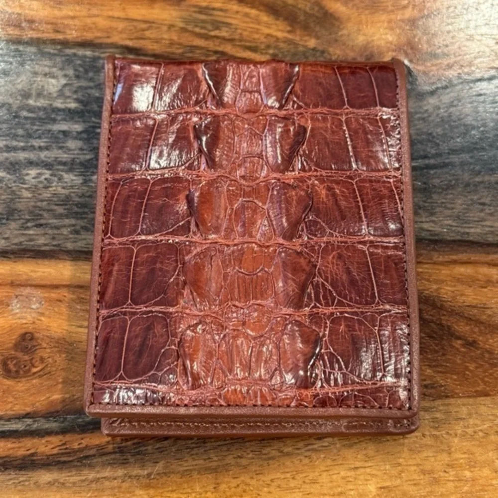 Authentic Crocodile Leather Wallet